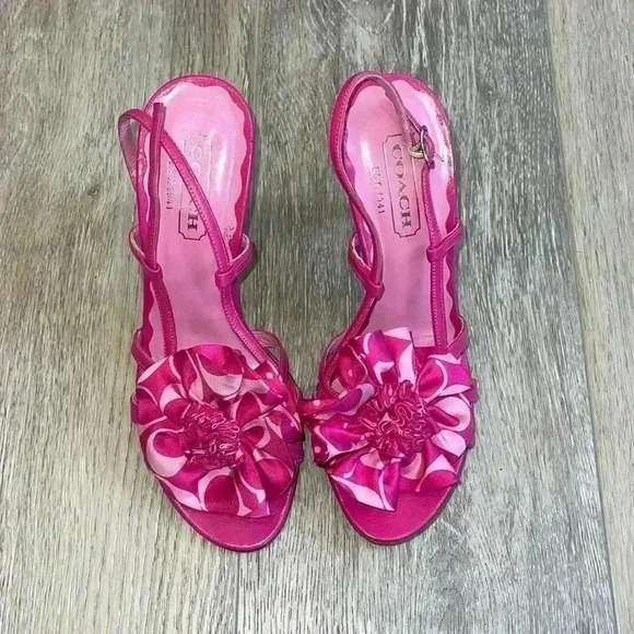 Coach sandal heels - Picture 1 of 6